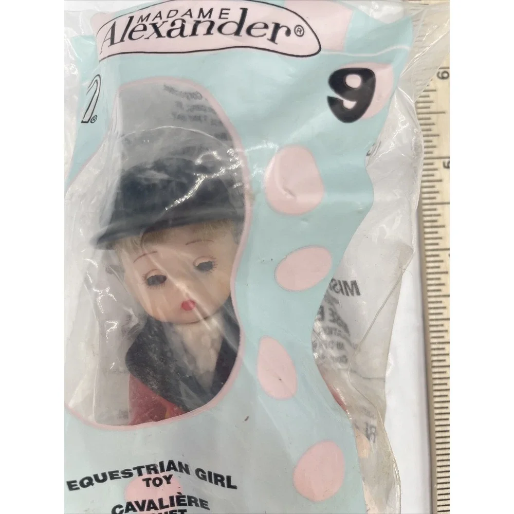McDonald's Madame Alexander equestrian doll #9 New Old Stock In Pkg1122+924B051